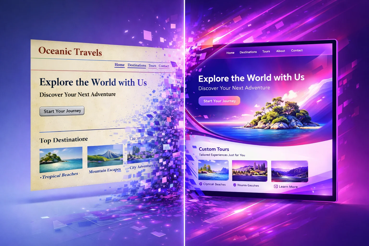 Refonte de site web par Forsavo